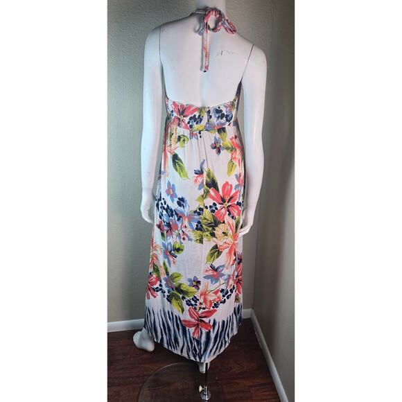 Tommy Bahama Bungaroo Blooms Maxi Dress Halter Top Floral Print - S - Picture 6 of 8